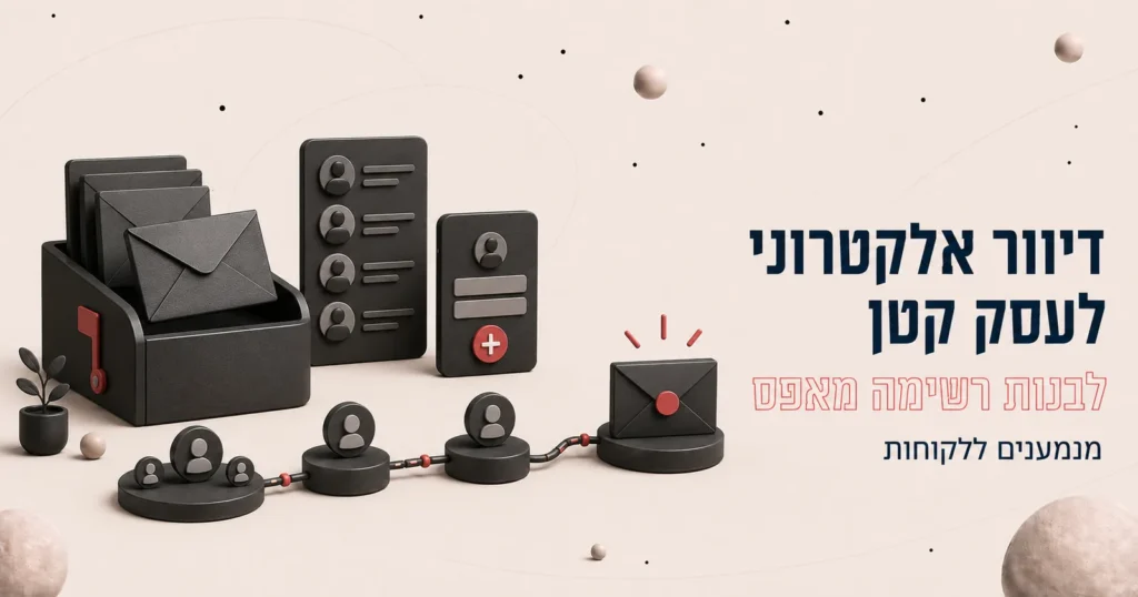 דיוור אלקטרוני לעסק קטן: לבנות רשימה מאפס